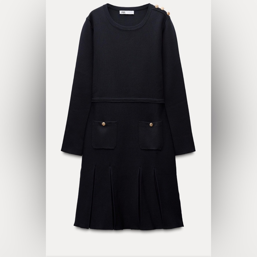 Zara Long Sleeve Dress XS